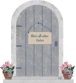 THE DOOR TO ENTER GOD'S HOUSE...